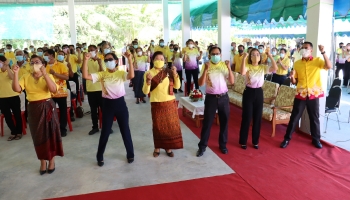 ชูธงคคุณธรรม อบต.แคน2565