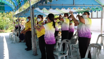 ชูธงคคุณธรรม อบต.แคน2565